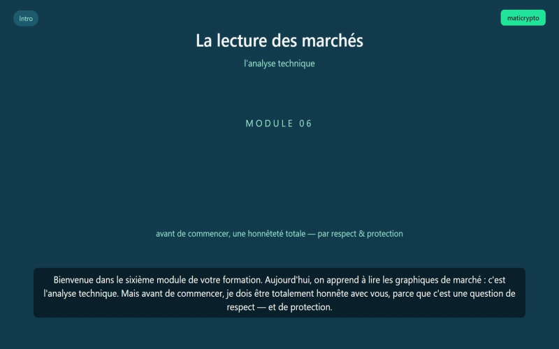 Lire les Marches - Analyse technique